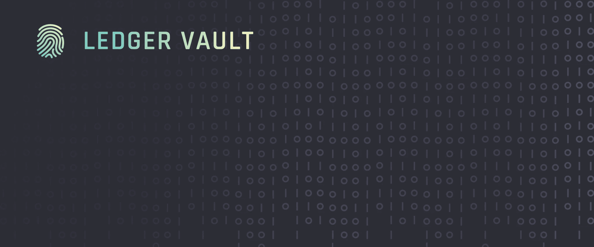 Ledger Vault. Effortless Insurance Data.